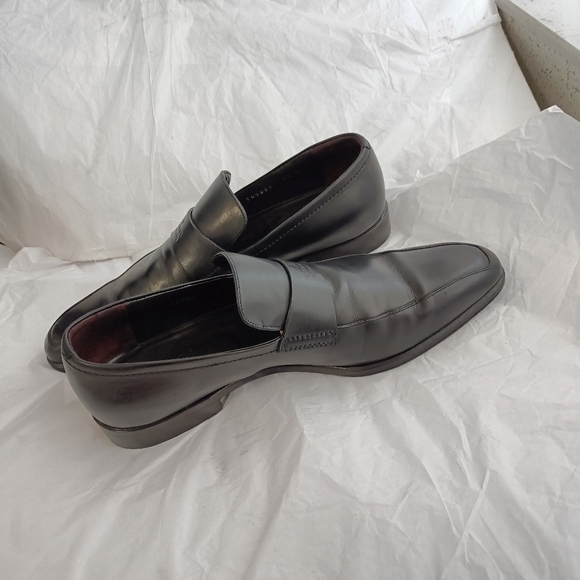 Gucci Logo Mens Leather logo luxury Shoes Loafers size UK 7.5 us 8 - Picture 7 of 16